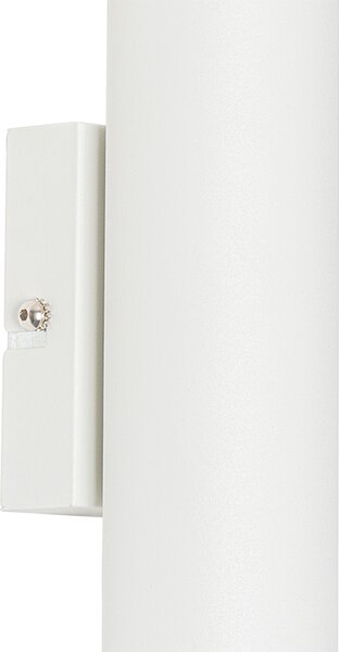 Nowoczesna lampa ścienna biała 2-światłowa - Jeana