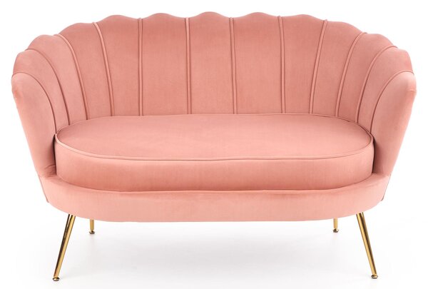 Różowa dwuosobowa sofa muszelka G7-P64