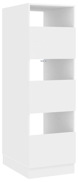 Nowoczesna szafka na pranie z materiaÅu drewnopochodnego, biaÅa, 50 x 68 x 162 cm