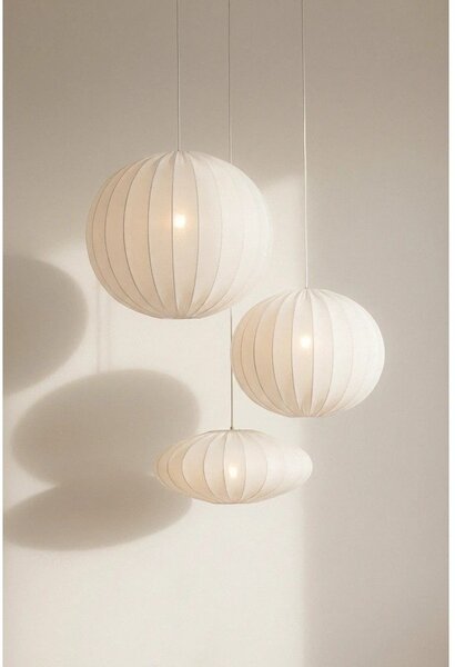 Biała lampa wisząca ø 50 cm Solia – Markslöjd