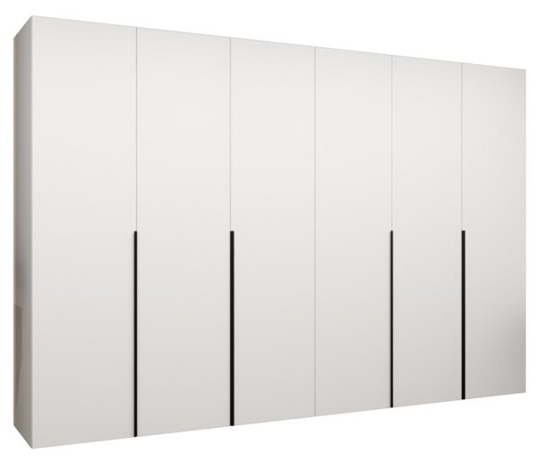 Szafa uchylna otwierana Alicante 1 300 wys. 202 cm biaÅy + u. czarny