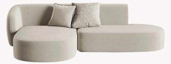 Narożna sofa modułowa z weluru Chiara