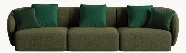 Sofa modułowa z szenilu Chiara (4-osobowa), S 266 cm