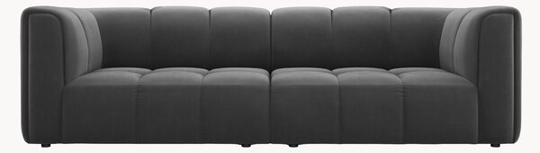 Sofa modułowa o wyglądzie aksamitu Adams (3-osobowa), S 226 cm