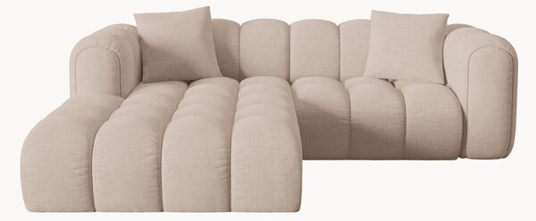 Narożna sofa modułowa z szenilu Arden