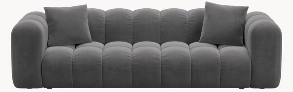 Sofa rozkładana z weluru Arden (3-osobowa), S 253 cm