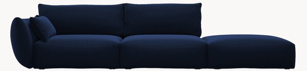 Sofa narożna z weluru Clau