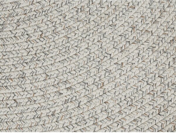 Białobeżowy okrągły dywan odpowiedni na zewnątrz ø 200 cm – NORTHRUGS
