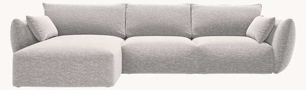 Sofa narożna z szenilu Clau