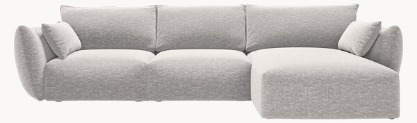 Sofa narożna z szenilu Clau