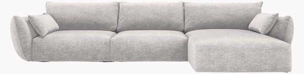 Sofa narożna z szenilu Clau
