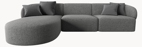 Narożna sofa modułowa z szenilu Chiara