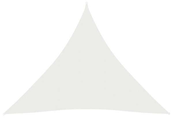 Żagiel przeciwsłoneczny, 160 g/m², biały, 3x3x3 m, HDPE