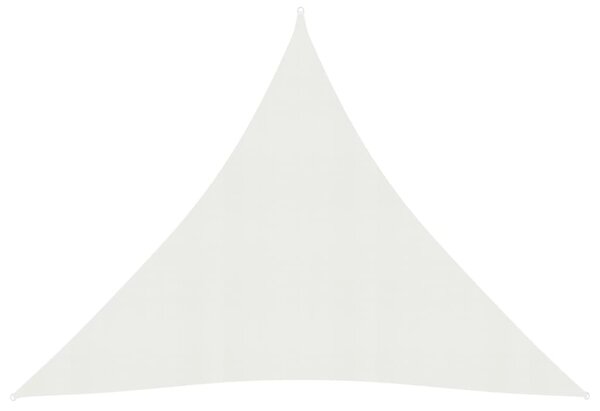 Żagiel przeciwsłoneczny, 160 g/m², biały, 4x4x4 m, HDPE