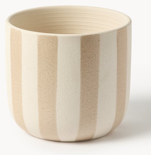 Ręcznie malowana osłonka na doniczkę Ellen, W 15 cm