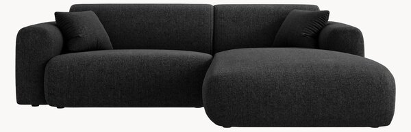 Sofa narożna z szenilu Theo
