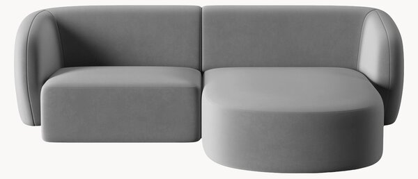 Narożna sofa modułowa z weluru Chiara