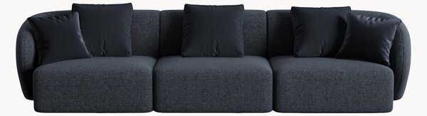 Sofa modułowa z szenilu Chiara (4-osobowa), S 266 cm