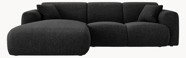 Sofa narożna z szenilu Theo