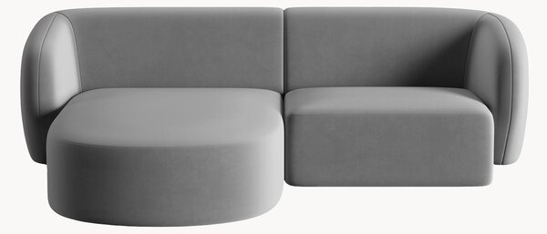 Narożna sofa modułowa z weluru Chiara