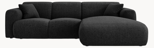 Sofa narożna z szenilu Theo
