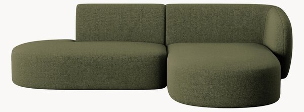 Narożna sofa modułowa z szenilu Chiara