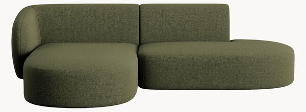 Narożna sofa modułowa z szenilu Chiara