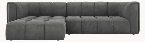 Narożna sofa modułowa z szenilu Adams