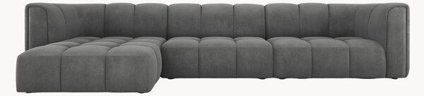 Narożna sofa modułowa z szenilu Adams