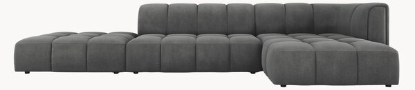 Narożna sofa modułowa z szenilu Adams