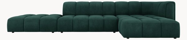 Narożna sofa modułowa z szenilu Adams