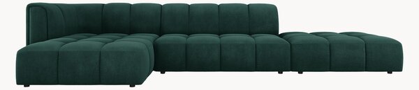 Narożna sofa modułowa z szenilu Adams