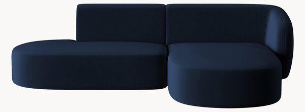 Narożna sofa modułowa z weluru Chiara