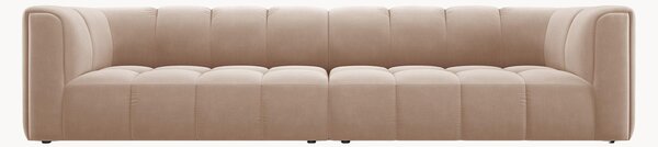 Sofa modułowa o wyglądzie aksamitu Adams (4-osobowa), S 286 cm