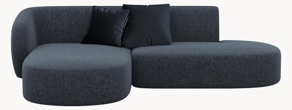 Narożna sofa modułowa z szenilu Chiara