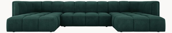 Sofa panoramiczna z szenilu Adams (5-osobowa)
