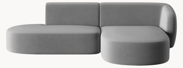 Narożna sofa modułowa z weluru Chiara
