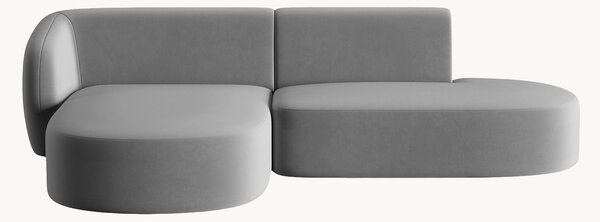 Narożna sofa modułowa z weluru Chiara