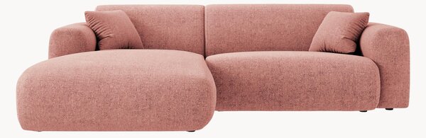 Sofa narożna z szenilu Theo