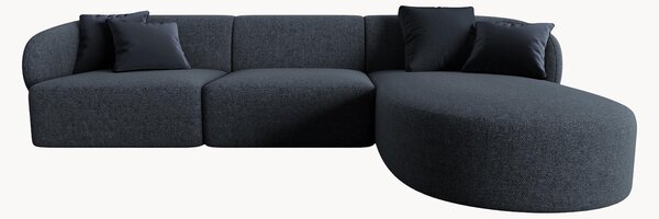 Narożna sofa modułowa z szenilu Chiara