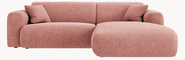 Sofa narożna z szenilu Theo