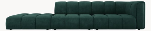 Sofa modułowa z szezlongiem z szenilu Adams (4-osobowa)