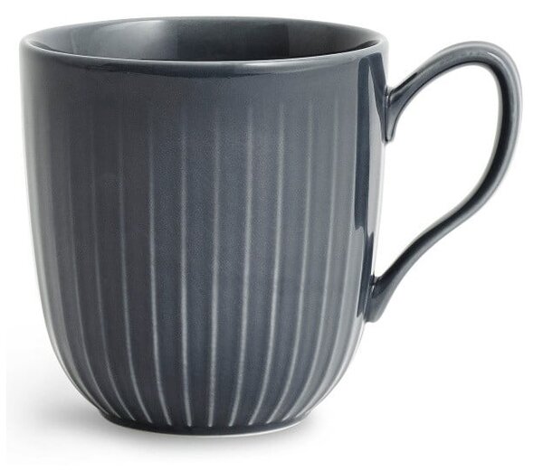 Antracytowy porcelanowy kubek Kähler Design Hammershoi, 330 ml