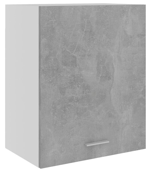 Szafka wisząca, szarość betonu, 50x31x60 cm, płyta wiórowa