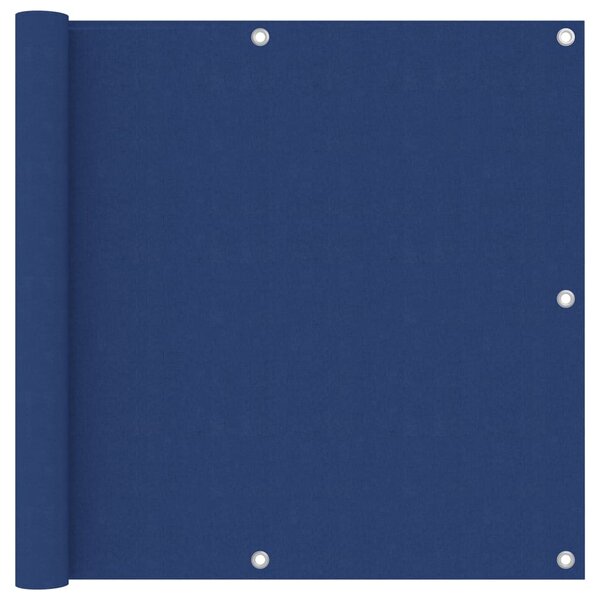 Parawan balkonowy, niebieski, 90x300 cm, tkanina Oxford