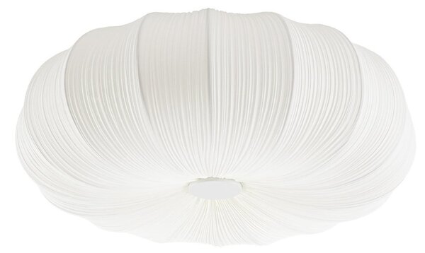 Lampa Sufitowa Lindby, Marielle, ściemnialny, biały, salon, tkanina | tekstylia, skandynawski
