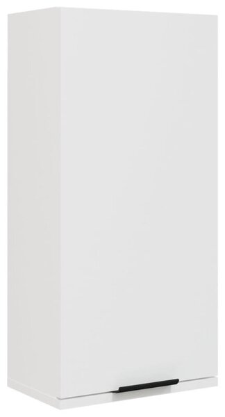Wisząca szafka łazienkowa, biała, 32x20x67 cm