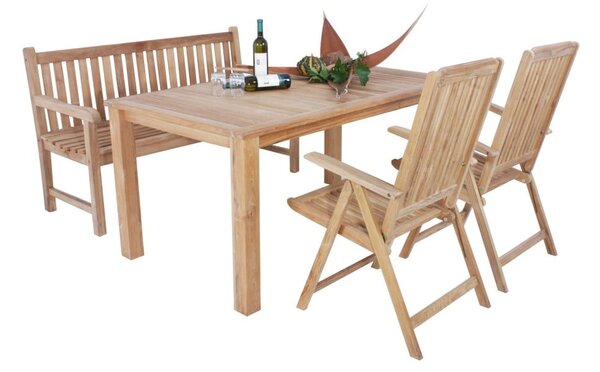 Stół ogrodowy z drewna tekowego Garden Pleasure Solo