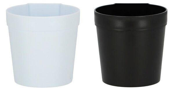 Plastikowe wiszące i ścienne doniczki zestaw 2 szt. ø 10 cm – Esschert Design
