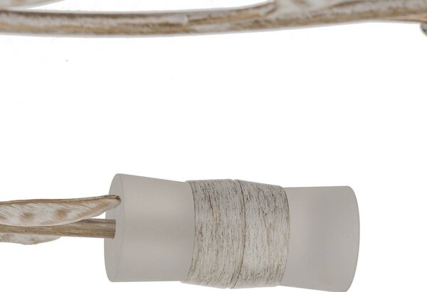 Lampa sufitowa LED Bolonia Lindby, mosiężny / złoty, salon / jadalnia, metal, dworkowy / rustykalny